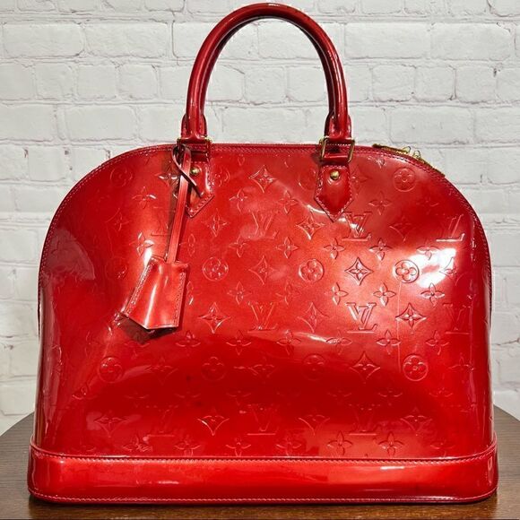 LOUIS VUITTON Vernis Alma GM Pomme D'Amour in excellent condition Y2K fashion - Picture 4 of 14